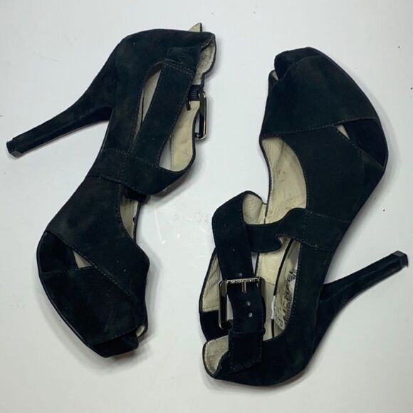 Michael Kors Black Heels Women's Size 8 - Picture 2 of 8